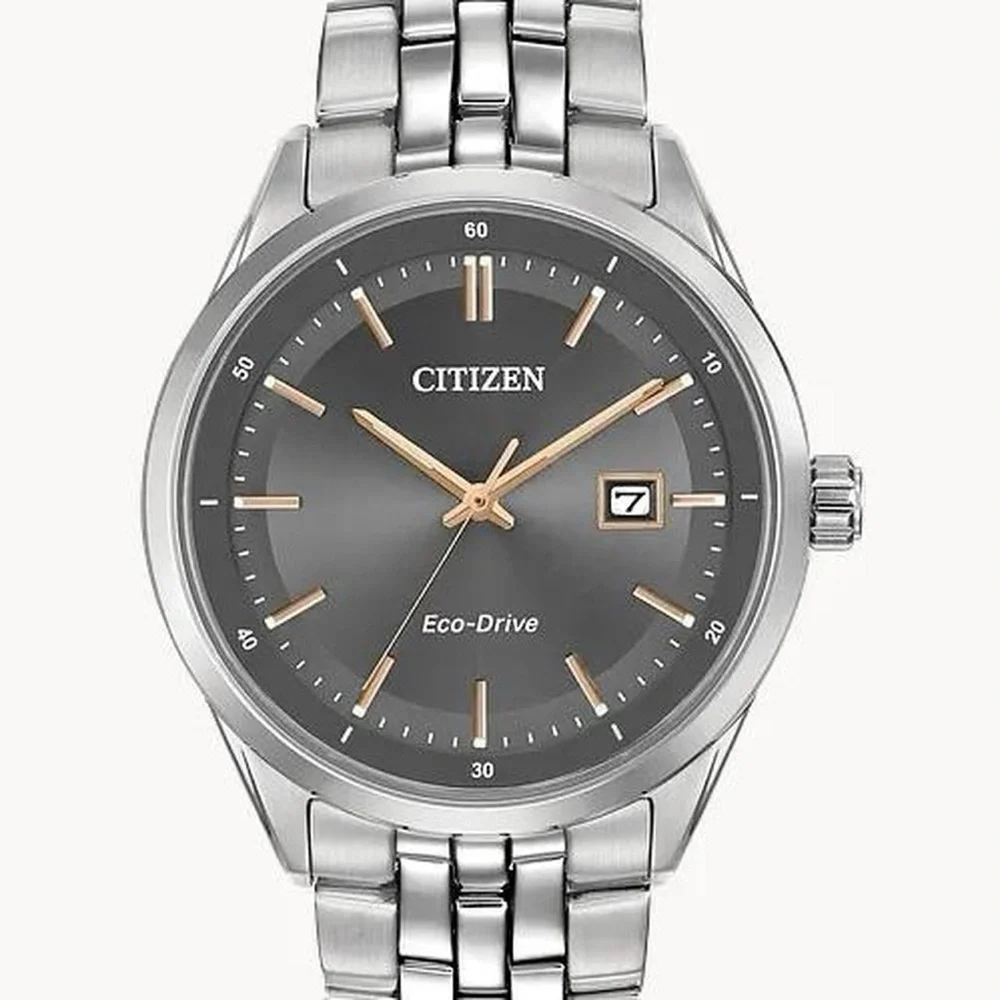 Citizen Eco-Drive silver Addyson men's watch with 40mm case